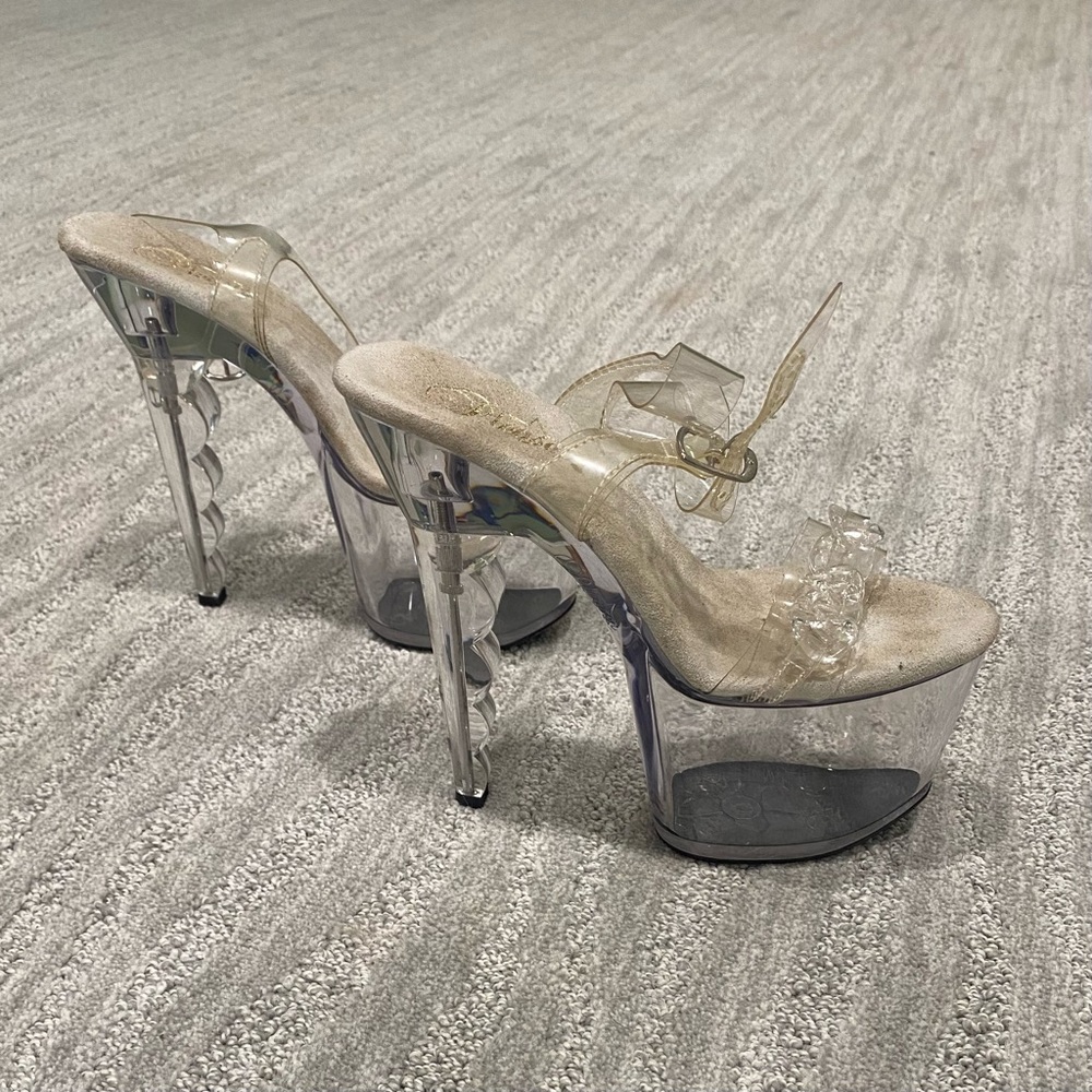 Clear Platform Heels